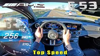 Mercedes-AMG E53 is SMOOTH & FAST on the UNLIMITED GERMAN AUTOBAHN!