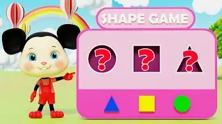 Shapes & Sizes Game for Kids | Big and Small Learning | Miko & Mika Rhymes