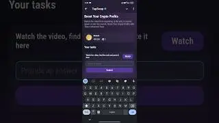 Boost your crypto profits tapswap code || tapswap code Boost your crypto profits #tapswap #crypto