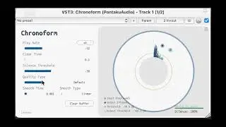 Pontaku Audio - Chronoform Real-time pitch-rate change demo
