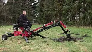 P. Lindbergs v&aelig;rksted: Minigraver til ATV - gennemgang og demonstration