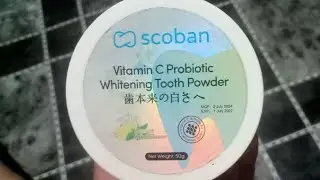🔵)SUB ScoBa whithining tooth powder  paano buksan November 28, 2024