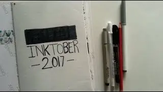 INKTOBER 2017 Sketchbook Tour