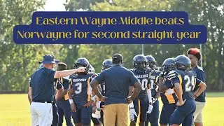 MIDDLE SCHOOL FOOTBALL! Eastern Wayne jumps out, Norwayne fights back! Khalin Rodgers goes crazy!