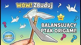 Origami Balancing Bird | How to make a paper bird that flies