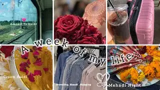 WEEKLY VLOG: Bihar k Shaadi 💍 🤵&zwj;♂️|| Back to Delhi Market || Shopping+Travelling 🫧🌸🛍️ #youtube 