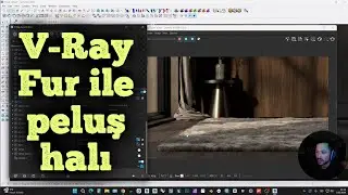 V-Ray Fur ile Gerçekçi Peluş Halı Modelleme — SketchUp İç Mekan Render İpucu