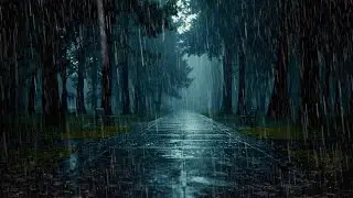 Calming City Park Rain Sounds | Urban Nature for Deep Sleep & Relaxation