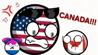 NEVER AGRAVATE AMERICA 🇺🇸 (@Deutschlandball reference) #countryballs #america #rage #crazy 