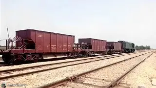 RGE-24 5204 Leading Good's Carrages Pakistan Railways || Crossing Taranda Saway Khan