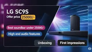 The Soundbar That Transforms PS5 Gaming 🔥&mdash; LG SC9S Unboxing  #lgsc9s