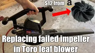 Toro Electric Leaf Blower Fan Replacement