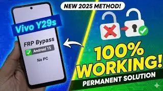 Vivo Y29s FRP Bypass Android 15 | No PC | New Security Update 2025 (100% Working)