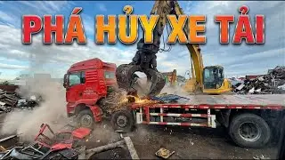 Ph&aacute; Hủy Xe Tải 🚛 | B&ecirc;n Trong Nh&agrave; M&aacute;y Thanh L&yacute; M&aacute;y M&oacute;c Hạng Nặng