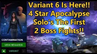 Variant 6 Chapter 1 Rhino And Winter Soldier Boss Fights Solo Fights! | Marvel Contest Of Champions