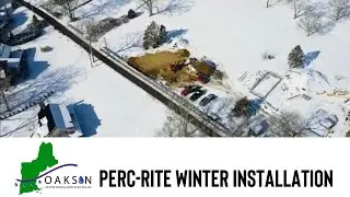Winter Perc-Rite Drip Dispersal System Installation in Dartmouth, MA | Oakson