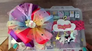 Unicorn Embellishment Box Swap With Scrappassion01🦄🌈🦄🌈