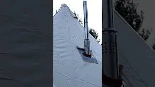 STOUT TENT AWESOME FEATURE: STOVE JACKS! #stouttent #glamping #belltent