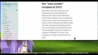 videopasta; [blog 19] the emo sasuke incident of 2012