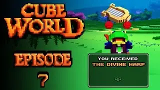 We finally got the DIVINE HARP! | Cube World Episode 7 (Beta Gameplay)