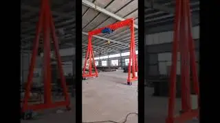 5 Ton Gantry Crane, Portable Gantry with Low Headroom Design, Custom 5 Ton Portable Gantry Crane
