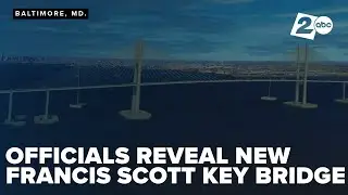 New design concept unveiled for Francis Scott Key Bridge rebuild