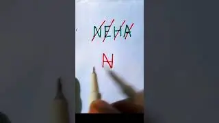 NEHA Name Ka 😱 LOGO DESIGN 😱 #music #anime #remix #art  #drawing #shorts #trending #video #solremix