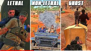 Я перепробовал все способы эвакуации в MGSV.
