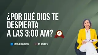¿Por qué Dios te despierta a las 3:00 AM? 🕰️I Oración de la madrugada I Ap Glaucia Oliveira