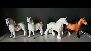 Breyer Unboxing - Four Custom G1 Drafter Stablemates!