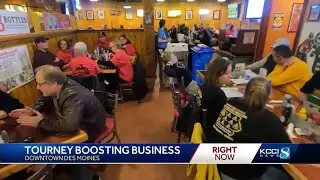 State wrestling gives downtown restaurants a boost