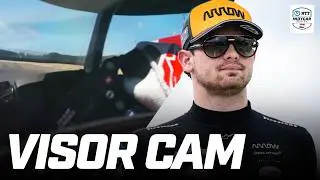 😮 HELMET CAM! Josef Newgarden & Pato O'Ward | 2025 INDYCAR at Laguna Seca