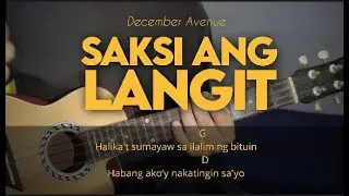 Saksi Ang Langit - December Avenue // Ukulele Tutorial ( 3 EASY CHORDS ONLY)