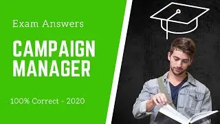 Google Campaign Manager Certification Exam Answers 2020 - Google Marketing Platforms #yzydo