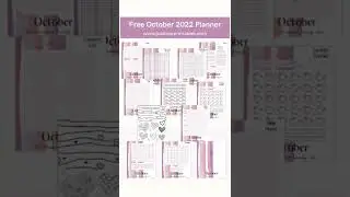 Free October 2022 Planner #printable #planner #october