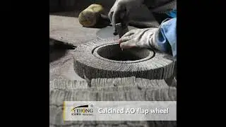 CALCINED ALUMINIUM OXIDE FLAP WHEEL #abrasive #flapwheel
