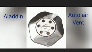 Aladdin auto air vent DIY install. April 2024. Scotland UK.