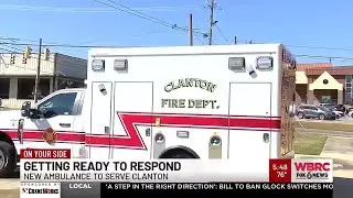 New ambulance getting ready to respond serving Clanton