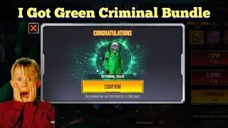 I Got Green Criminal Bundle|| How to Get Green Criminal Bundle || Garena Free fire
