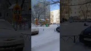 Наша новогодняя погода😯😁 Зато до Нового года было тепло) #погодавдоме #зима #снег #мороз