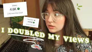 How I DOUBLED views on my small art channel by posting Youtube Shorts