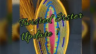 Twisted Sister Update on Progress - Floating Stitches / Adding Beads #keeptwisting