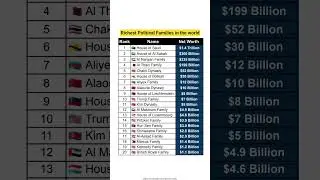 Richest Political Families in the world #gk #news #billionaire