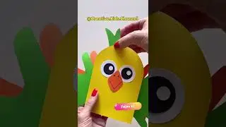 Paper Parrot 🦜😍 Simple Craft for Kids