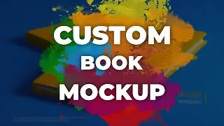 3D Custom Mockup Book Animation