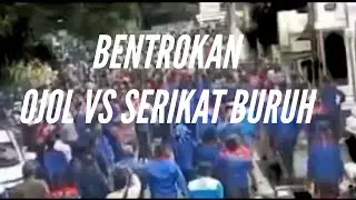 VIRAL..!!! DEMO PURWAKARTA PECAH || Bentrokan Antara Driver Ojol VS Serikat Buruh