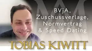 Tobias Kiwitt &ndash; BVjA, Zuschussverlage, Normvertrag und Speed Dating