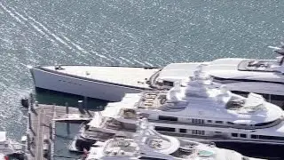 FILE VIDEO: Jerry Jones mega-yacht docked In Miami ahead of Super Bowl