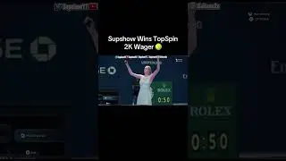 50 minute long match 😳 #fyp #susphowyt #topspin Topspin 2K 5 setter