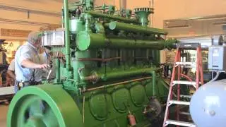 Antique Marine Engine show Mystic 2013 Atlas diesel